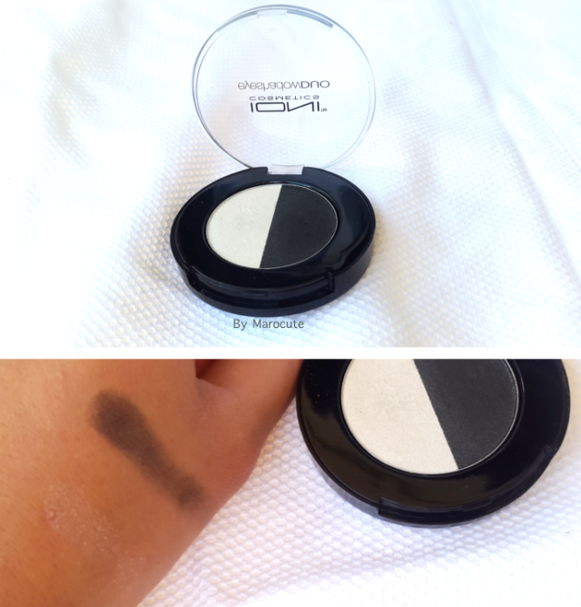 Eyeshadow Duo Sultry Smoke ioni cosmetics marocute