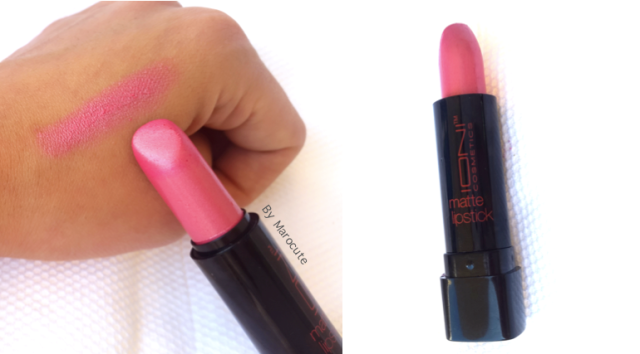 Matte lipstick Pink Chiffon ioni cosmetics marocute